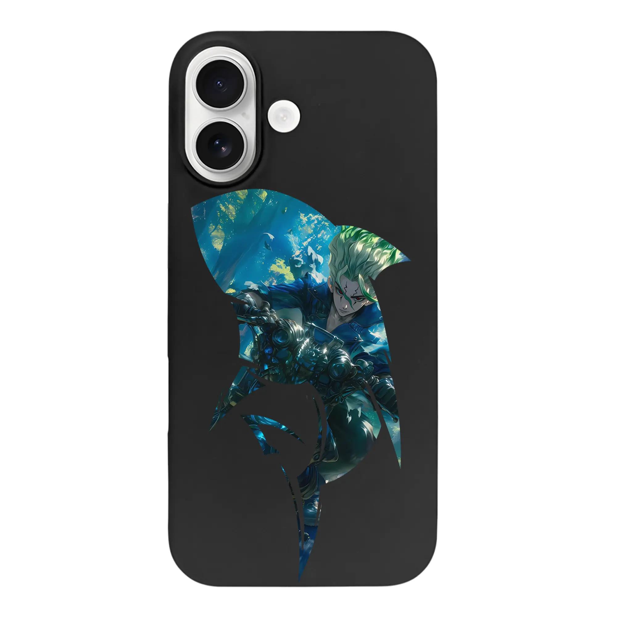 ドクターストーン グッズ,石神千空 - iPhone 17 シリーズ シリコンケース 薄型 耐衝撃 指紋防止 ソフトタッチカバー 精密フィット 傷防止 保護ケース iPhone 17/17 Air/17 Pro/17 Pro Max 対応